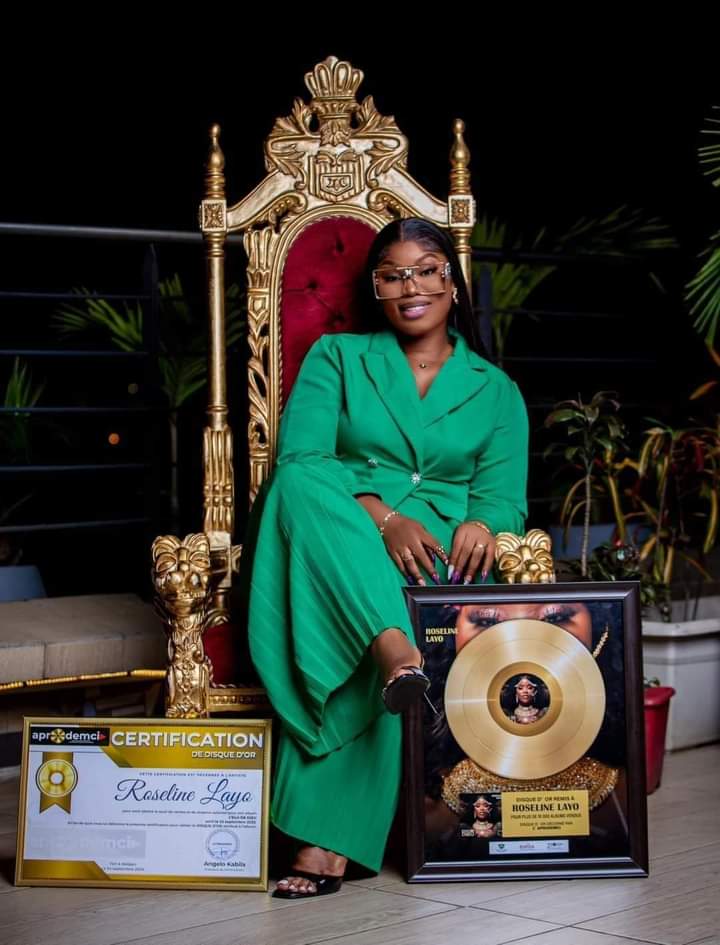 Musique: L'album "Élu de Dieu" de Roseline Layo certifié disque d'Or 1 WhatsApp Image 2024 10 10 at 18.05.29
