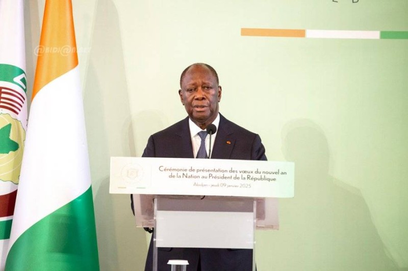 Alassane Ouattara sexprime au sujet de sa candidature a la presidentielle 2025