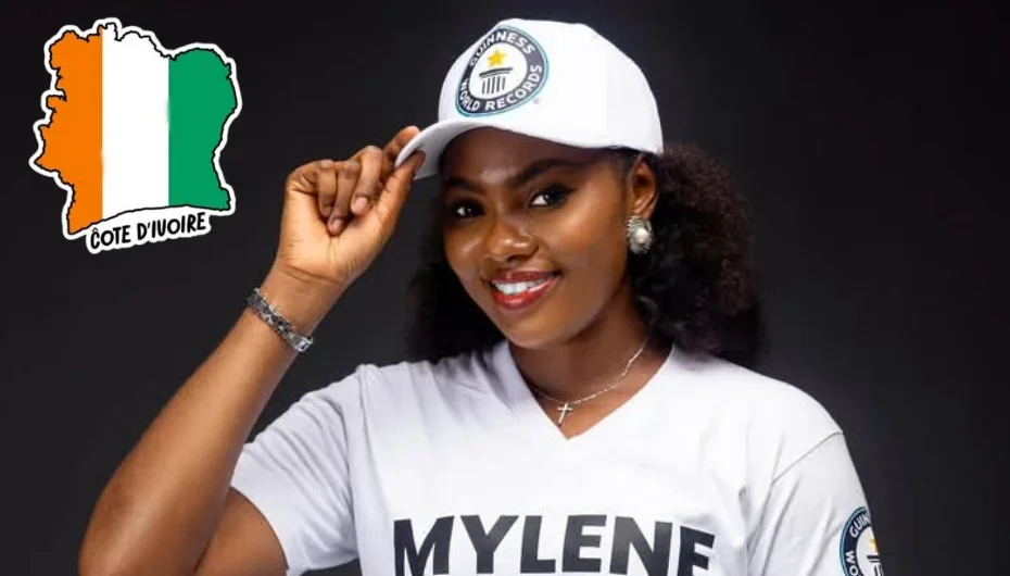 Mylene Amon une autre artiste ivoirienne en quete dun records guinness e1737386832475