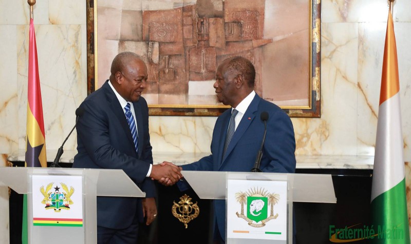Alassane Ouattara charge John Dramani Mahama de faciliter le retour de lAES dans la Cedeao