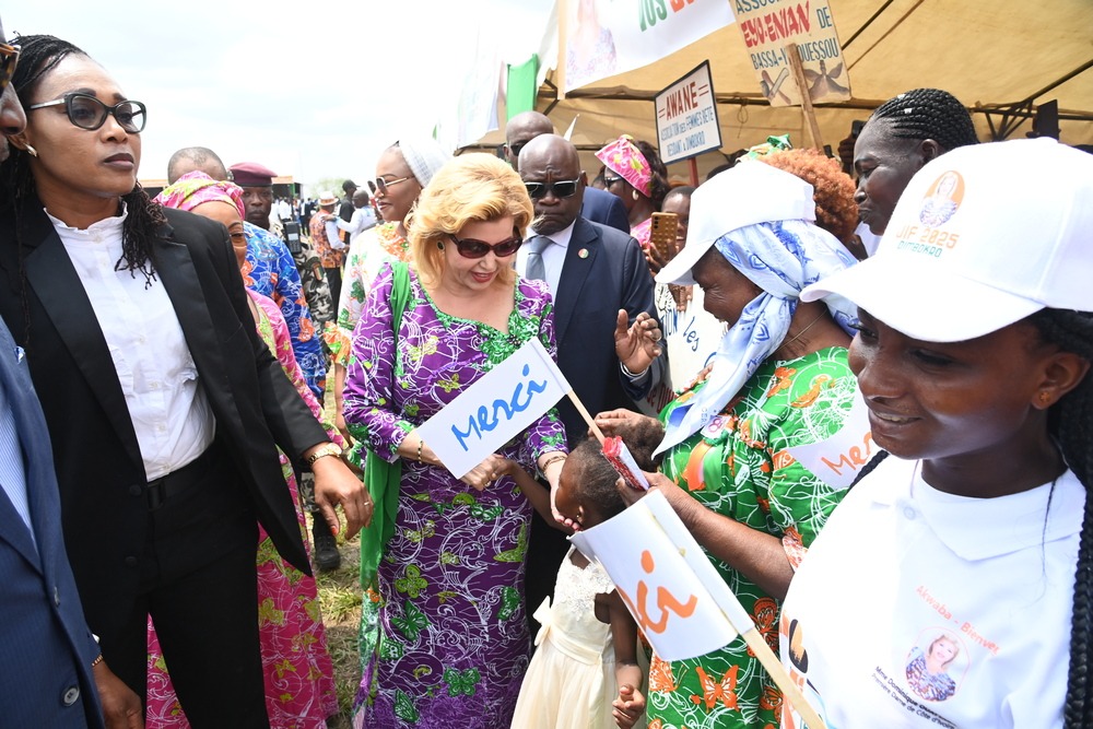 Dimbokro celebre la 48ᵉ Journee des Droits de la Femme avec la premiere dame Domique Ouattara