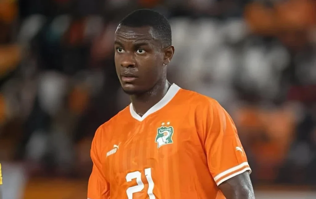 Evan Ndicka absent de la rencontre contre la Gambie ce lundi