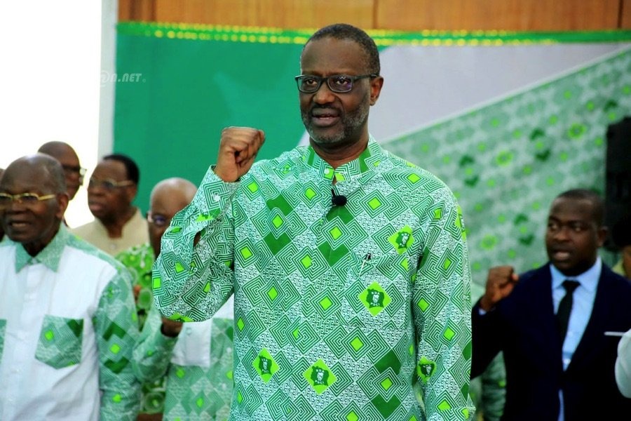 Tidjane Thiam investi candidat du PDCI RDA 9950 des suffrages