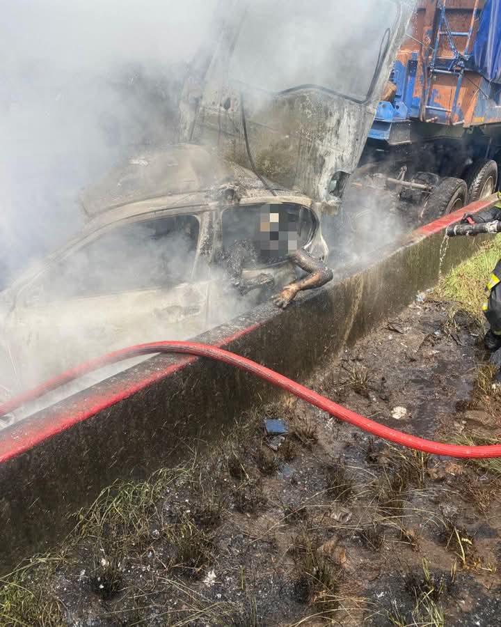 Grave accident sur la voie express Yopougon-Adjamé : 4 morts brûlés 1 4 morts brules